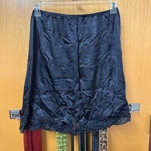 vintage satin/lace skirt